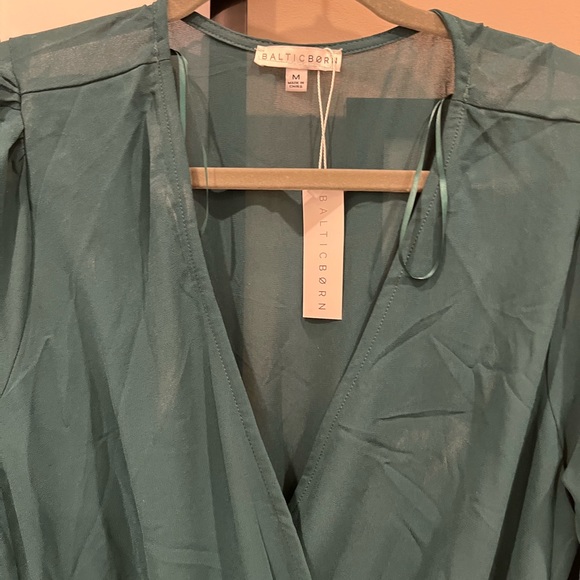 Baltic Born NWT- M Hunter Green Dress - Picture 2 of 4